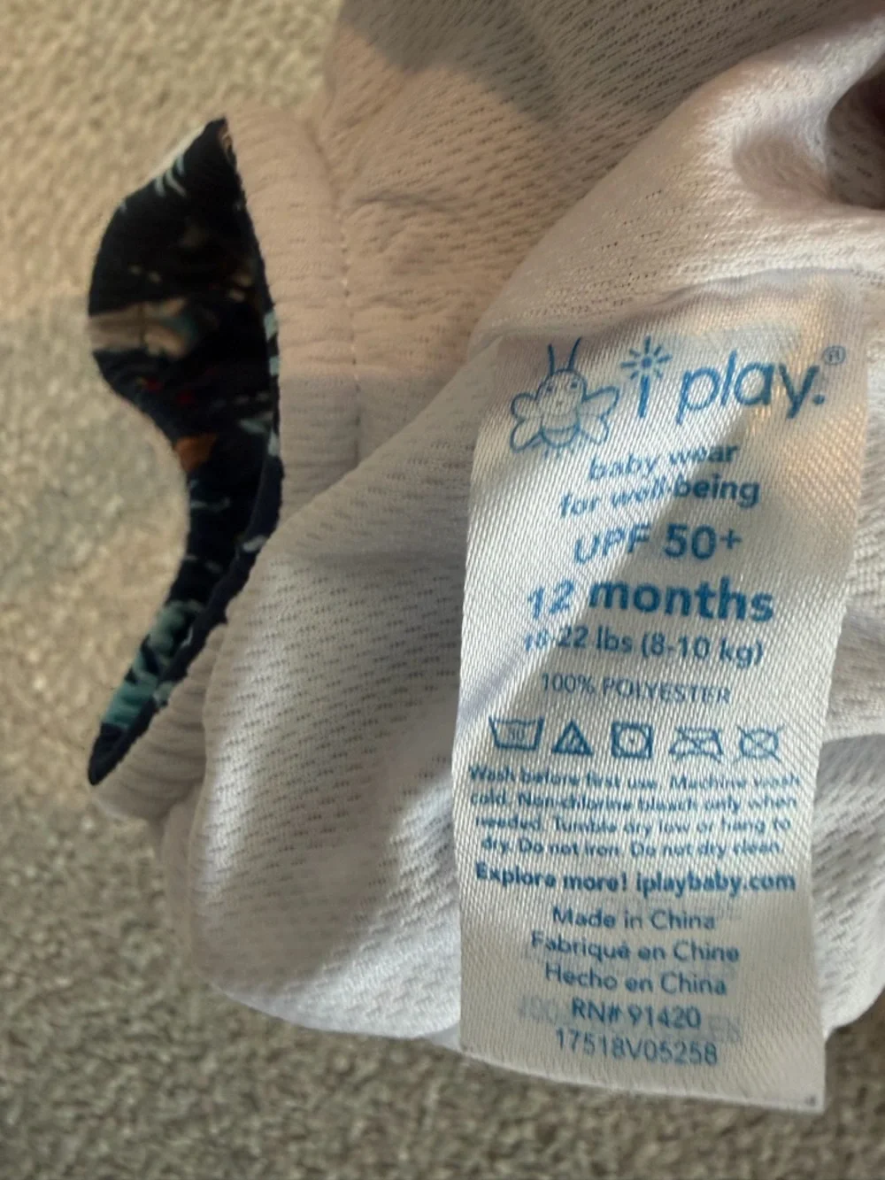 i play. Navy Nautical Swim Diaper with Boats & Sea Creatures